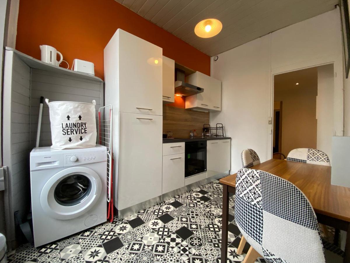 Le Orange - Confort - Wifi - Entre Gare Et Centre Quimper Buitenkant foto